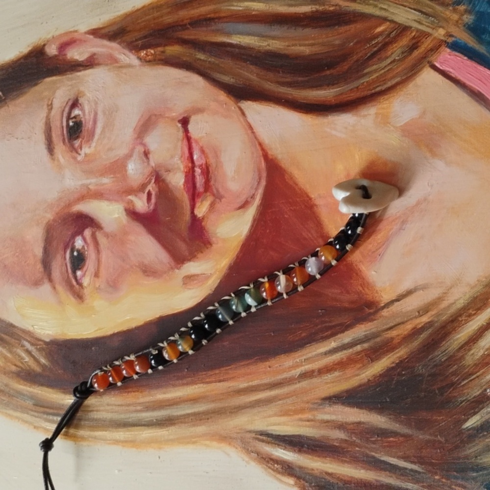 HANDMADE GEMSTONE BRACELET BEADED JEWELRY